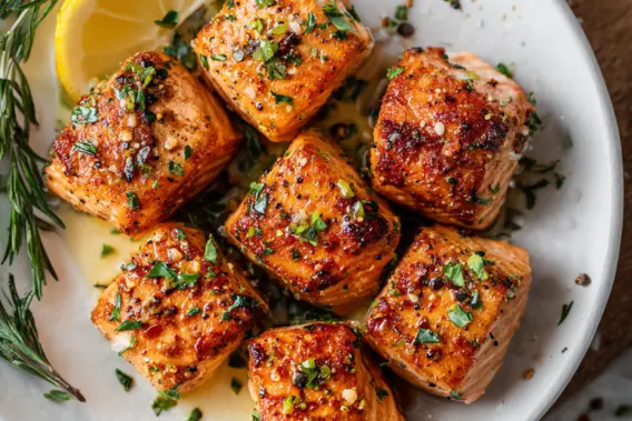 Perfect Air Fryer Salmon Bites: Crispy Edges, Tender Inside